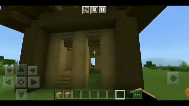 Cara membuat Starter House Simple - Minecraft Build Tutorial #minecraftpe смотреть онлайн