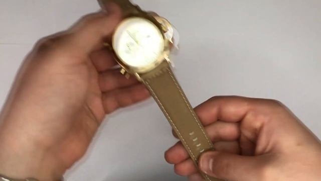 Відео огляд Годинник наручний Panerai White ремінець коричневий смотреть онлайн