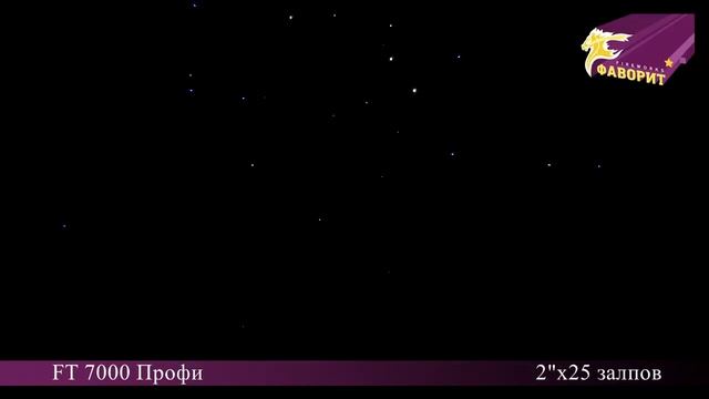 Батарея салютов 'Профи' FT 7000 смотреть онлайн