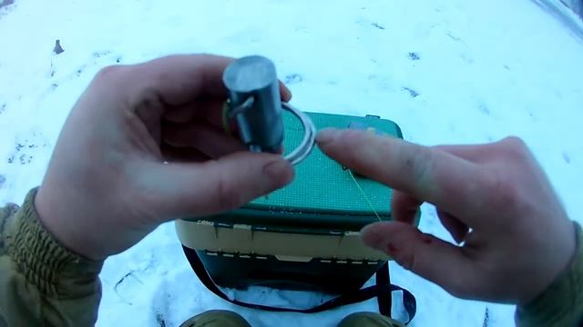 Зимняя рыбалка. Отличный отцеп своими руками!!! смотреть онлайн