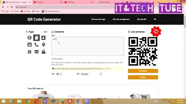 QR Code generator||creat free QR Code || for email|| number weblink no need typing to share😌 смотреть онлайн