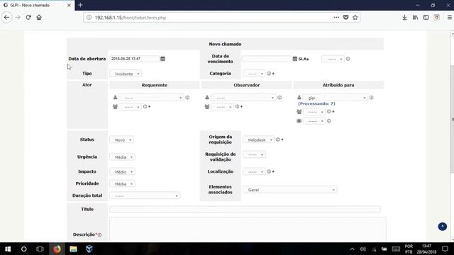 Helpdesk - GLPI