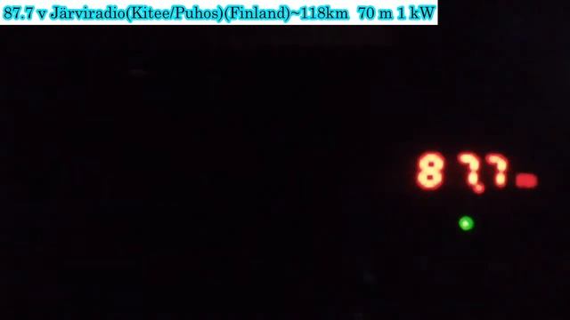 (Tropo)87.7 v Järviradio(Kitee/Puhos)(Finland)~118km смотреть онлайн