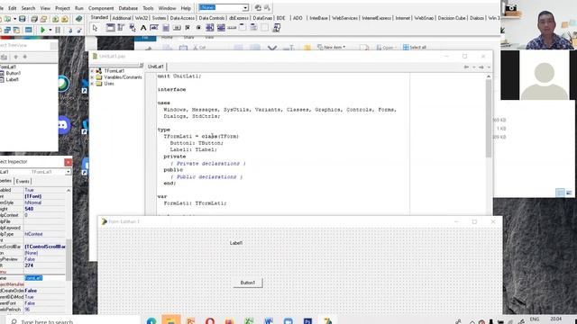 Praktek Delphi / Lazarus Membuat Aplikasi Jam Digital смотреть онлайн