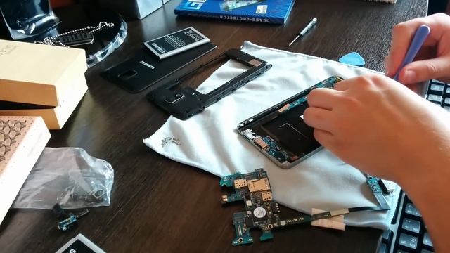 Samsung Galaxy Note 3 Live Demo Unit замена материнской платы Motherboard