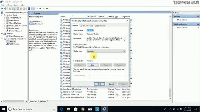 How To Disable/Enable Windows 10 Update Latest Trick | TECHNICAL STUFF смотреть онлайн