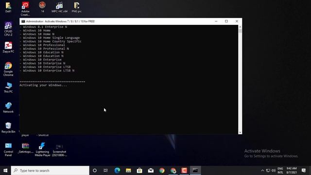 Activate Windows 10 Using CMD Text2021 смотреть онлайн