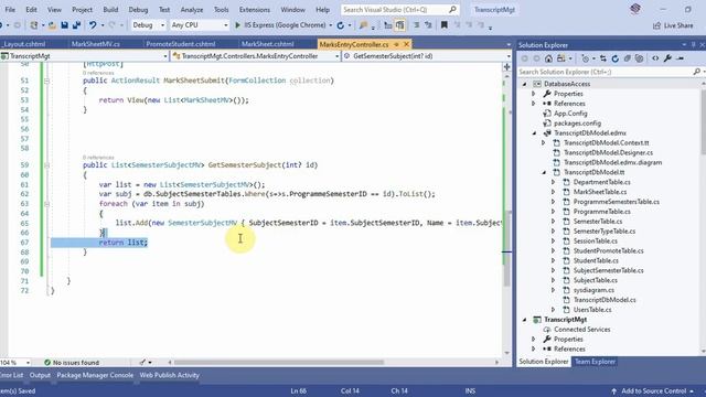 Transcript Generator Part 14-D Marks Sheet Design and Implementation ASP NET MVC C# C Sharp смотреть онлайн