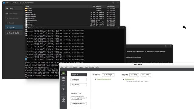 URVEBoard Studio and URVEBoard A55 with Debian. Embedded QT/WebEngine programming in action. смотреть онлайн