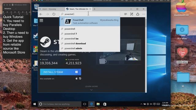 How YOU Can Use Windows's PowerShell On MAC OS? Tutorial