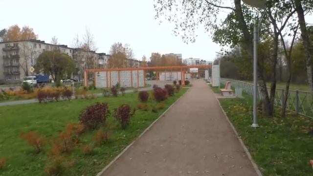 Парк поколений в Тихвине октябрь 2021 г
