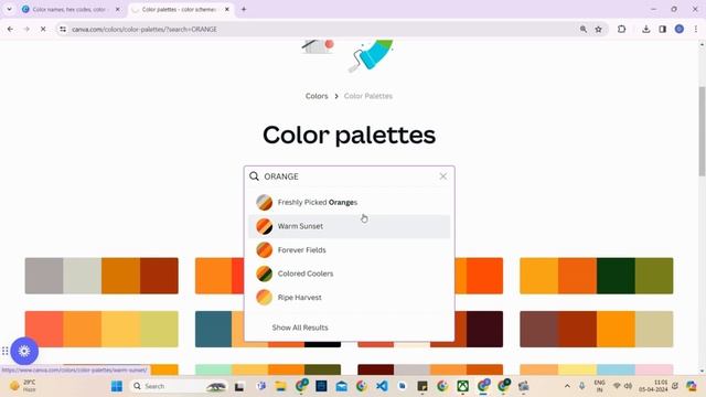 Five ways to generate a COLOR PALETTE in Canva смотреть онлайн
