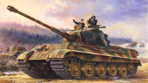 KING TIGER 1/35 MENG часть 2