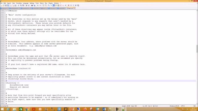 Apache Server Installation on Windows смотреть онлайн