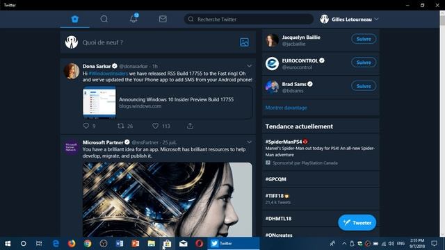 Windows 10 Insider preview Build 17755 October 2018 update released fast ring Sept 7th 2018 смотреть онлайн