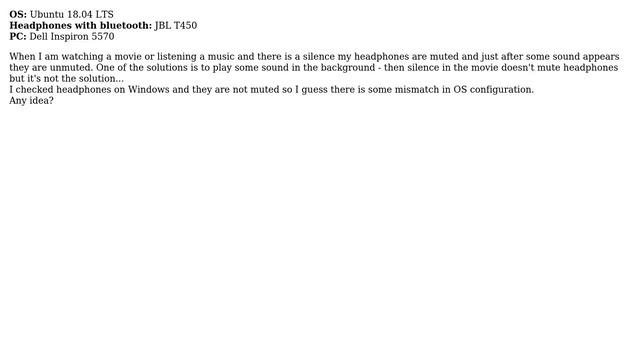 Unix & Linux: if silence in the movie bluetooth headphones are muted - ubuntu 18.04 (2 Solutions!!) смотреть онлайн