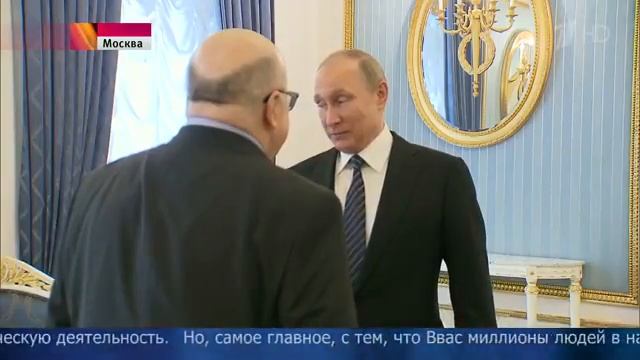 Актер и режиссер Александр Калягин принимает поздравления с 75 летием смотреть онлайн