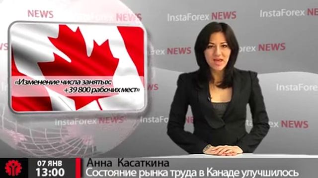 Новости InstaForex 7 Января. Состояние рынка труда в Канаде смотреть онлайн