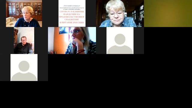 О влиянии пандемии на продовольственное снабжение и питание россиян смотреть онлайн