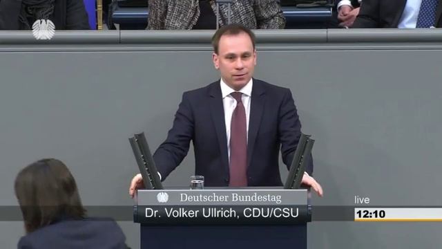 Volker Ullrich: Zulassungspflicht für Finanzprodukte [Bundestag 20.01.2017] смотреть онлайн