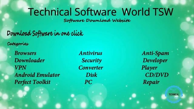 Technical Software World - TSW (Website) смотреть онлайн