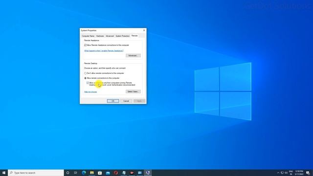 How to Enable Remote desktop Connection in Windows 10 OS #remote #destop #How #getdot Solutions смотреть онлайн