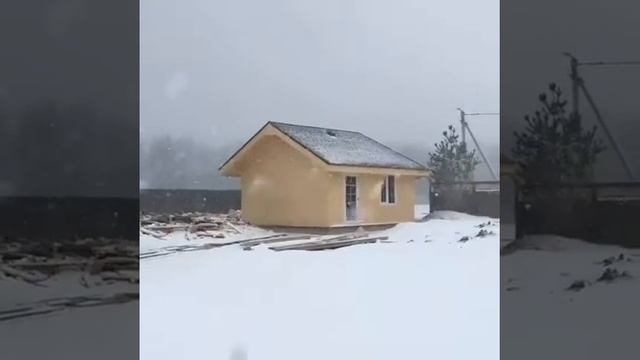 Строительство дома и бани из бруса смотреть онлайн