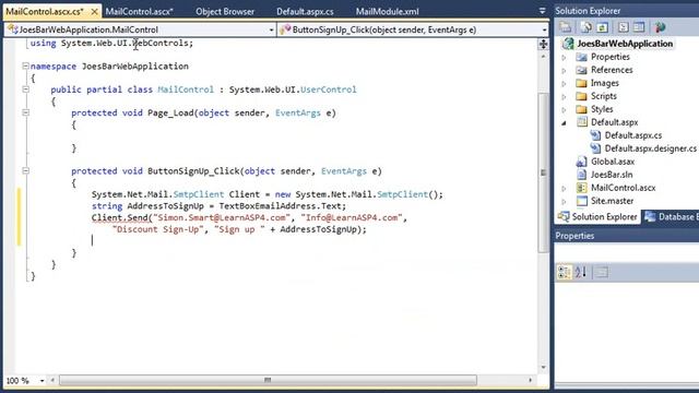 Learn ASP.NET 4.0, C# and Visual Studio 2010 Expert Skills Lesson 7-4: Create a Web User Control смотреть онлайн