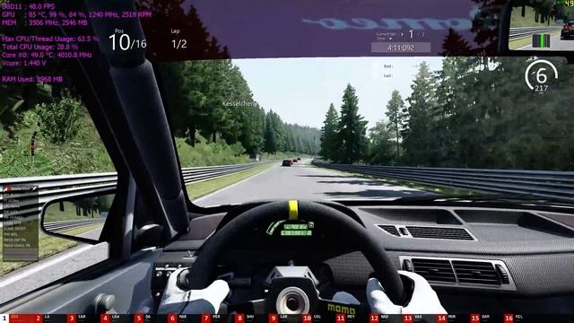 Assetto Corsa - GTX 970 - i7 920 - 6GB - 1440p Gameplay смотреть онлайн