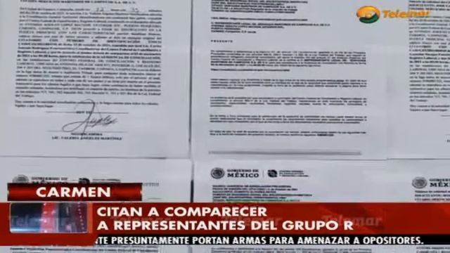 Citan a comparecer a representantes de Grupo R ante centro de conciliación laboral смотреть онлайн