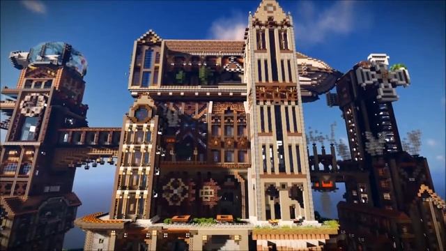 Minecraft Project Reality Steampunk Castle Cinematic смотреть онлайн