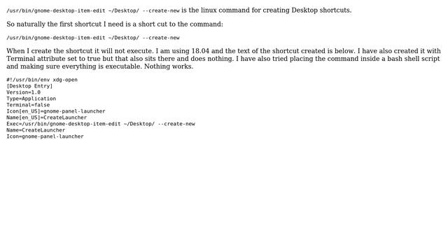 Ubuntu: Problem Creating Desktop Shortcut to Terminal Linux Command смотреть онлайн