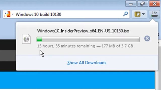 Windows 10: Preview Build 10130 смотреть онлайн