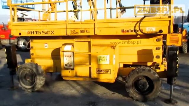 Podnośnik Nożycowy Diesel 4x4 Haulotte H15SDX