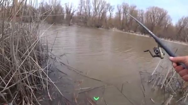 Рыбалка весной на червь и опарышь(2019)МАРТ!!