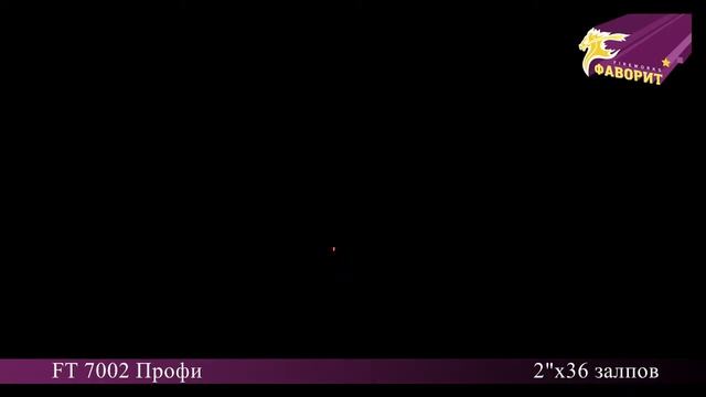 Батарея салютов 'Профи' FT 7002 смотреть онлайн