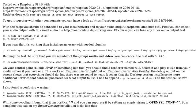 Raspberry Pi: Howto install UPnP/DLNA media renderer смотреть онлайн