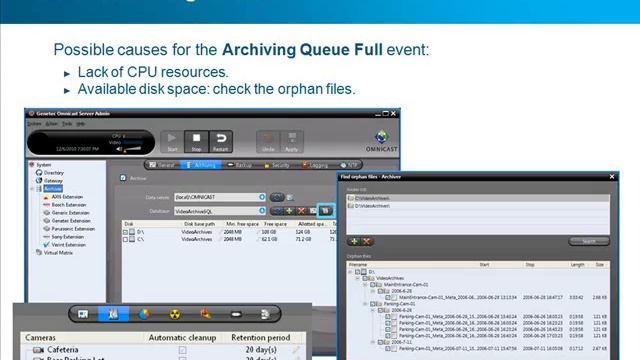 Archiver Settings and Troubleshooting смотреть онлайн