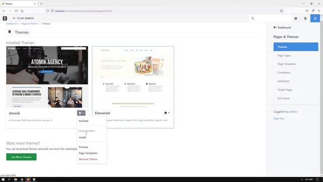 How to install Concrete CMS in localhost on Windows смотреть онлайн