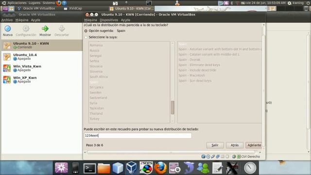 Instalación Ubuntu 9.04 en VirtualBox смотреть онлайн