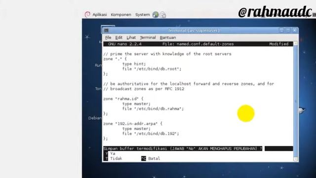 Tutorial Konfigurasi IP Address, SSH Serve & DNS Server ll Debian 6 ll pada Virtualbox смотреть онлайн