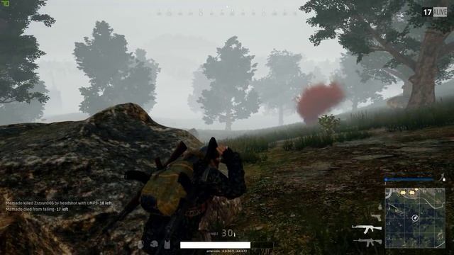 PLAYERUNKNOWN'S BATTLEGROUNDS: perfect granade! смотреть онлайн