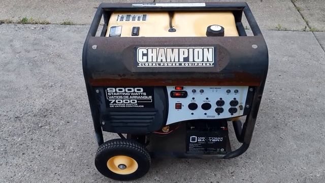 Champion 9k Generator Cold Auto Start смотреть онлайн