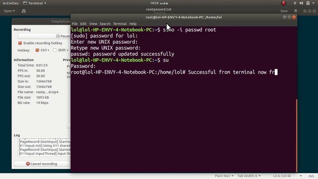 How to setup ubuntu 18.04 root password смотреть онлайн