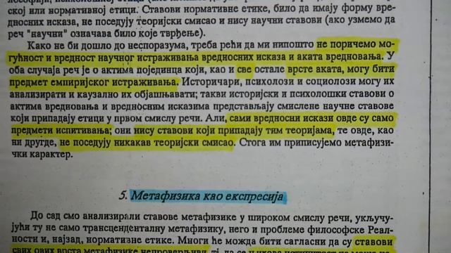 Карнап - Порицање метафизике
