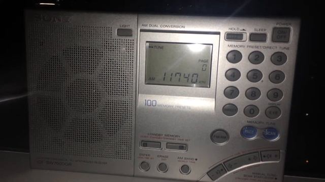 Sony ICF-SW7600GR NHK World Thai Language