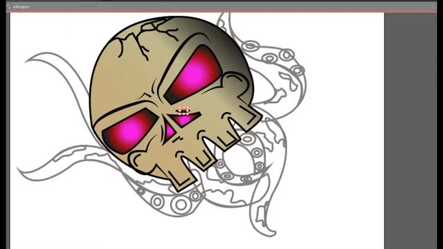 vector art digital.ilustracion...craneo pulpo oper expreza смотреть онлайн