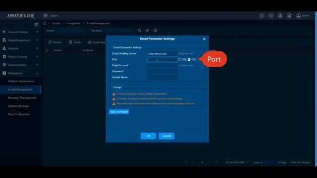 Armatura One Tutorial - E-mail Integration (SMTP)