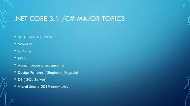 .NET Core 3.1 with C#9 Online Training with Marimuthu @ CourseMonkey.com смотреть онлайн