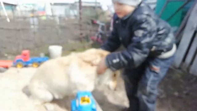 Глеб играет в песочнице смотреть онлайн